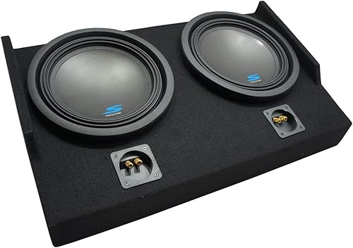 Compatible con subwoofers de audio para coche Ford F150 Super Cab Alpine S-W12D2 tipo S 2015 2016 2017 2018 2019 tipo S Dual 12 pulgadas Custom Sub