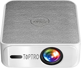 TOPTRO MAHAA 16000 Lumen High Brightness Smart Projector for Home 1080p Native, Android 11, Wi-Fi, Bletooth, Electric Focus, HDMI, Toptro Projector 4K Ultra HD