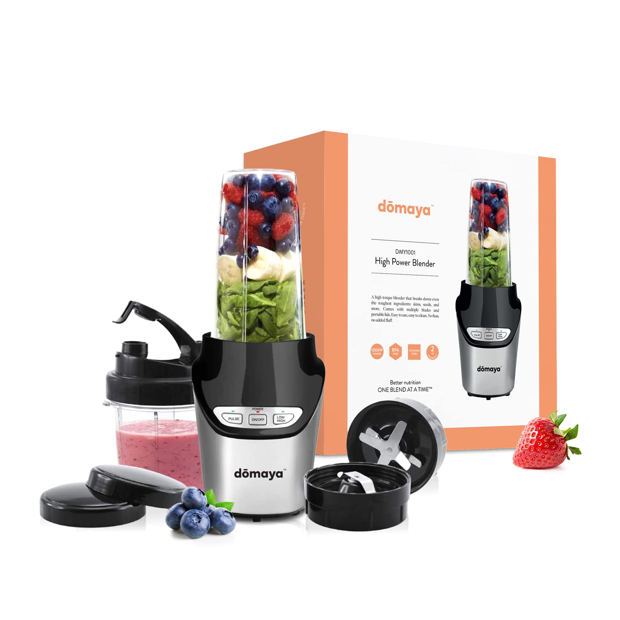 Domaya High Power Nutri Blender \u0026 Coffee Grinder