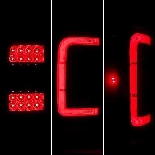 Miniatura 5 de HECASA Luces traseras compatibles con Ford Ranger tipo C 2001-2011, tubo LED, luces traseras de freno trasero, ensamblaje del lado del conductor y