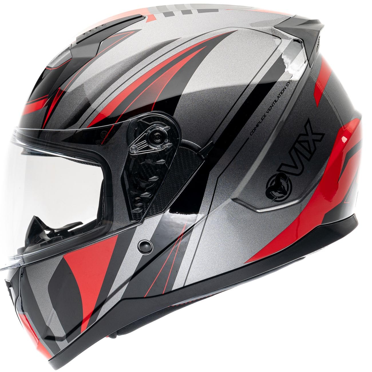 TEXEL EVO Casque intégral avec visière Solaire | Homologué ECE 22.06 | Casque Full-Face Moto et Scooter | Femmes et Hommes | Tailles XS-XL | S 55-56cm