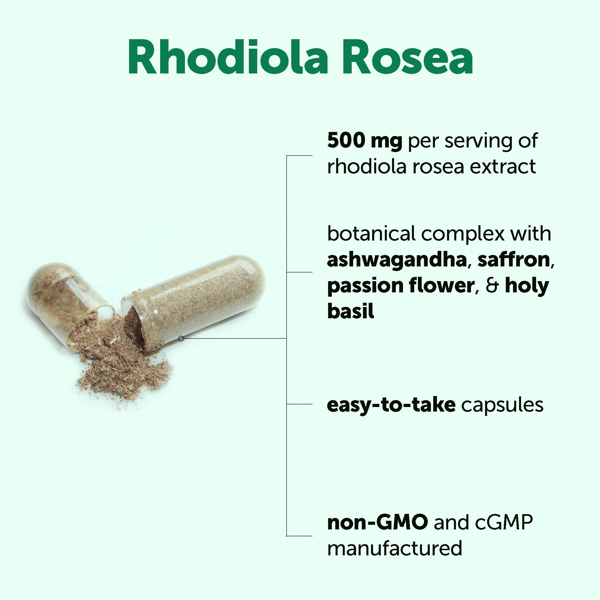 Micro Ingredients Rhodiola Rosea Supplement, 240 Vegetarian Capsules — Amazon image 2