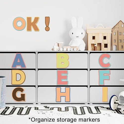 Vista 92 de Qyeahkj Juego de 150 letras grandes de 7 pulgadas y puntuación, color rojo oscuro para aula, para exhibir tablones de anuncios, decoración