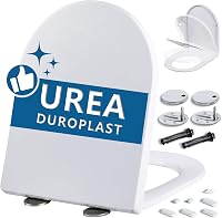 Angel Shield WC ülőke D-alakú fehér antibakteriális soft-close mechanizmussal 1