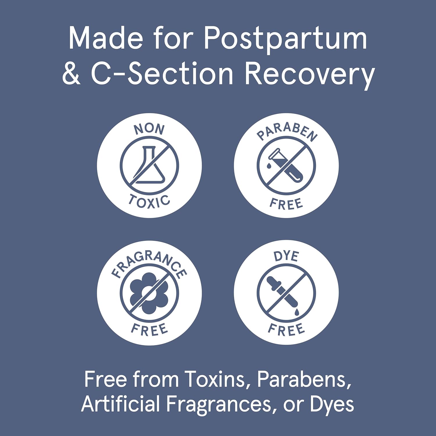 LOLA Organic Cotton Postpartum Pads - Max Absorbency Pads for Postpartum Bleeding - Extra-Long Overnight Liners for Women - Hospital Bag Essentials - 32 Count, Unscented - Image 3