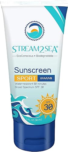 Miniatura 2 de STREAM 2 SEA SPF 30 Sport Protector solar y máscara Defog Set - Protección natural al aire libre para cuerpo y equipo de buceo - Natural, libre de