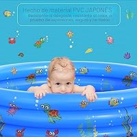 Vista 3 de Piscina inflable redonda para jardín, piscina portátil para niños, piscina infantil para chapotear, piscina