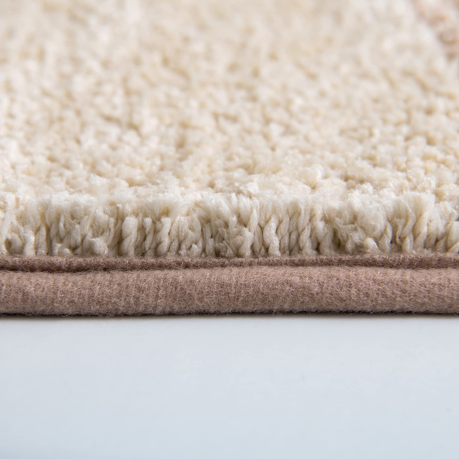 Tappetino Da Bagno Antiscivolo MIULEE - Assorbente E Morbido | 40x60 Cm | Grigio Chiaro