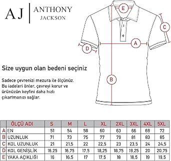Anthony Jackson Premium Erkek Polo Yaka Tişört Montero