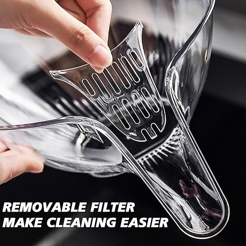 Miniatura 5 de Cesta de drenaje multifunción con boquilla paquete de 2 embudos de cesta de drenaje de cocina - Cuenco de drenaje multifuncional - Cesta de drenaje