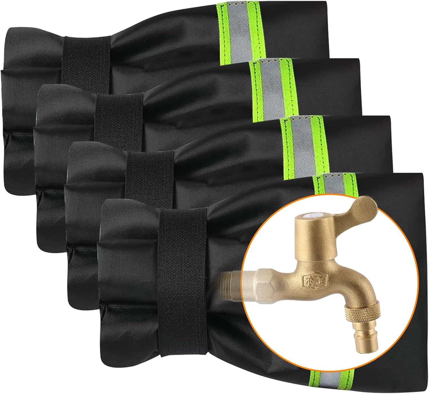 Outdoor Faucet Cover, Thicken Outside Faucet Covers for Winter Freeze Protection 6