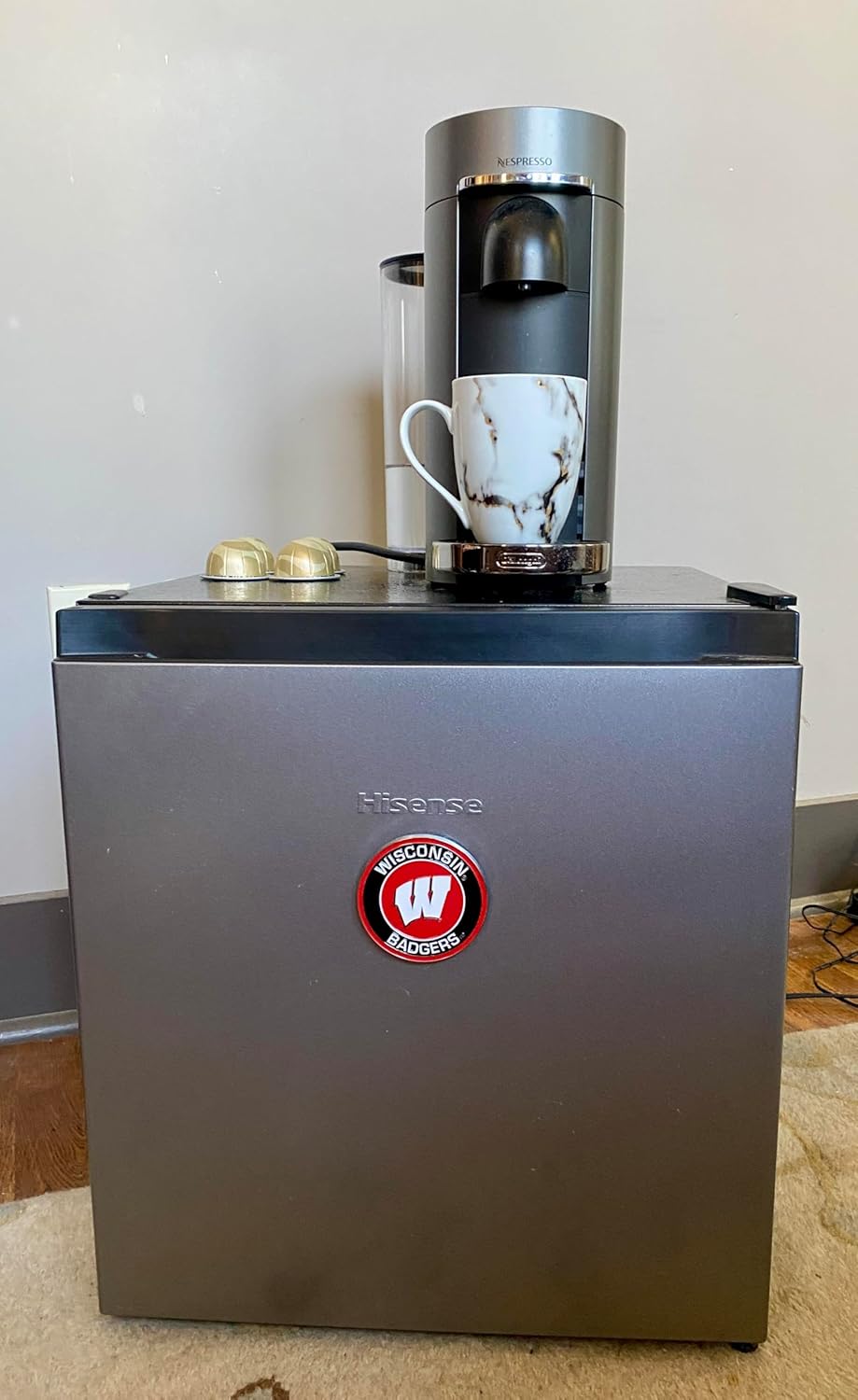 University of Wisconsin Metal 3D Team Emblem by FANMATS – All Weather Decal for Indoor/Outdoor - Easy Peel & Stick Installation on Vehicle, Cooler, Locker, Tool Chest-Unique Gift for NCAA Football Fan