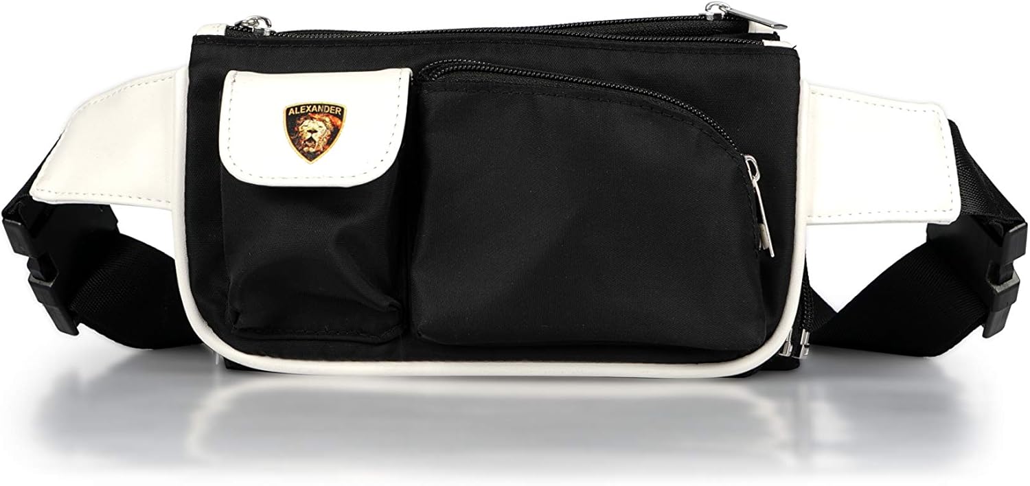Alexander Bagger Elegant Waist Bag – Water-Resistant, Adjustable Fanny Pack with 4 Pockets for Running, Hiking & Travel; Carries Sports Gear (Golf, Baseball, Hockey, Polo, Rifles, Fishing Gear) - Image 5