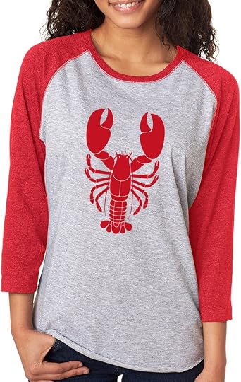 Red Lobster 3/4 Sleeve Baseball T-Shirt 