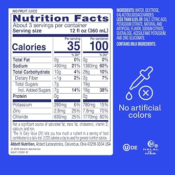 Pedialyte AdvancedCare Plus Electrolyte Drink, Berry Frost, 1 Liter