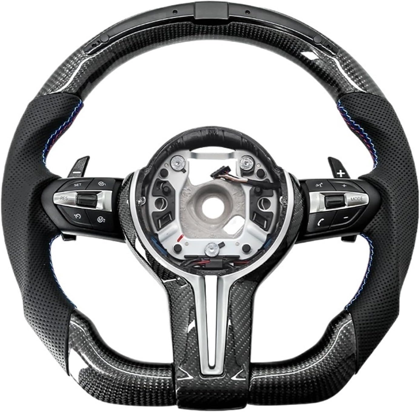 LED Carbon Fiber Steering Wheel For BMW M3 M4 M5 M6 F10 F20 F30 F12 F13 F32 F33 F36 F31 F35 F22 F23 F44 F82 Car Accessories(Style 01 M3)