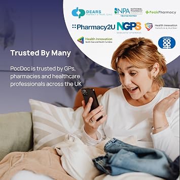 Cholesterol Home Test Kit | Accurate Results in just 10 Minutes, No Lab Visit Required | Quick and Simple Total Cholesterol Monitor | PocDoc Healthy Heart Check
