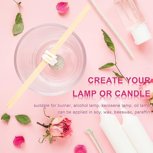 Miniatura 7 de Nuanchu 16.4 Feet Cotton Wicks for Oil Lamps Braided Round Candle Making Wicks 3 mm Replacement Oil Candle Cord Stove Cord for Kerosene DIY Projects