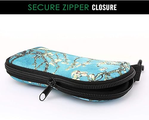 Miniatura 230 de MoKo - Estuche suave, ultra ligero, de neopreno, para lentes de sol, con cremallera y clip para cinturón