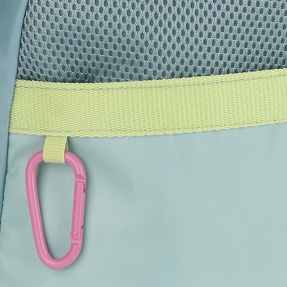 Gabol - Mochila Escolar de 3 Compartimentos 32x44x18 cm Whisper con Espalda Ergonómica de Rejilla, Funda para Portátil 15,6'' y Base Reforzada - Verde Menta