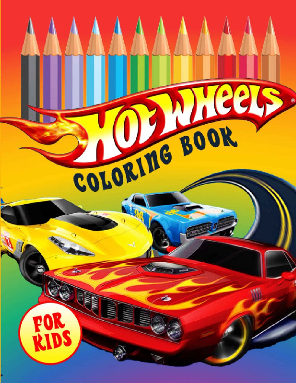 Hot Wheels Coloring Book for Kids: An Amazing Super Cars Coloring Book for Fans of Hot Wheels, Lot of Designs to Color, Relax and Relief Stress, A Great Hot Wheels Gifts for Boys, Girls.