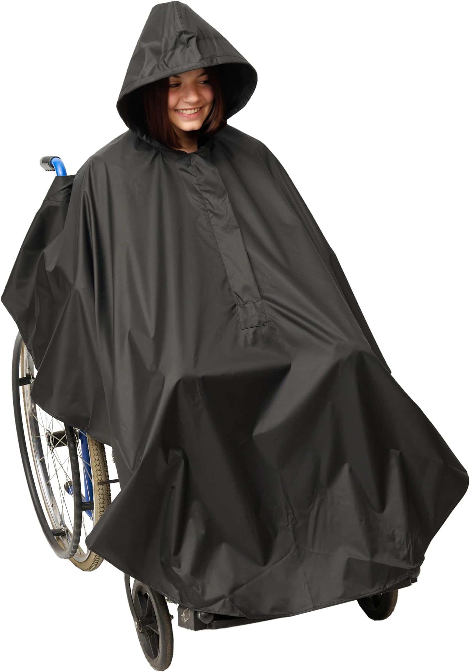 Universal Waterproof & Windproof Full Body Wheelchair Poncho Cover