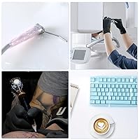 Vista 6 de JMU Película de barrera rosa, película de barrera dental para tatuajes, cinta de barrera de 4" x 6", 1200 hojas