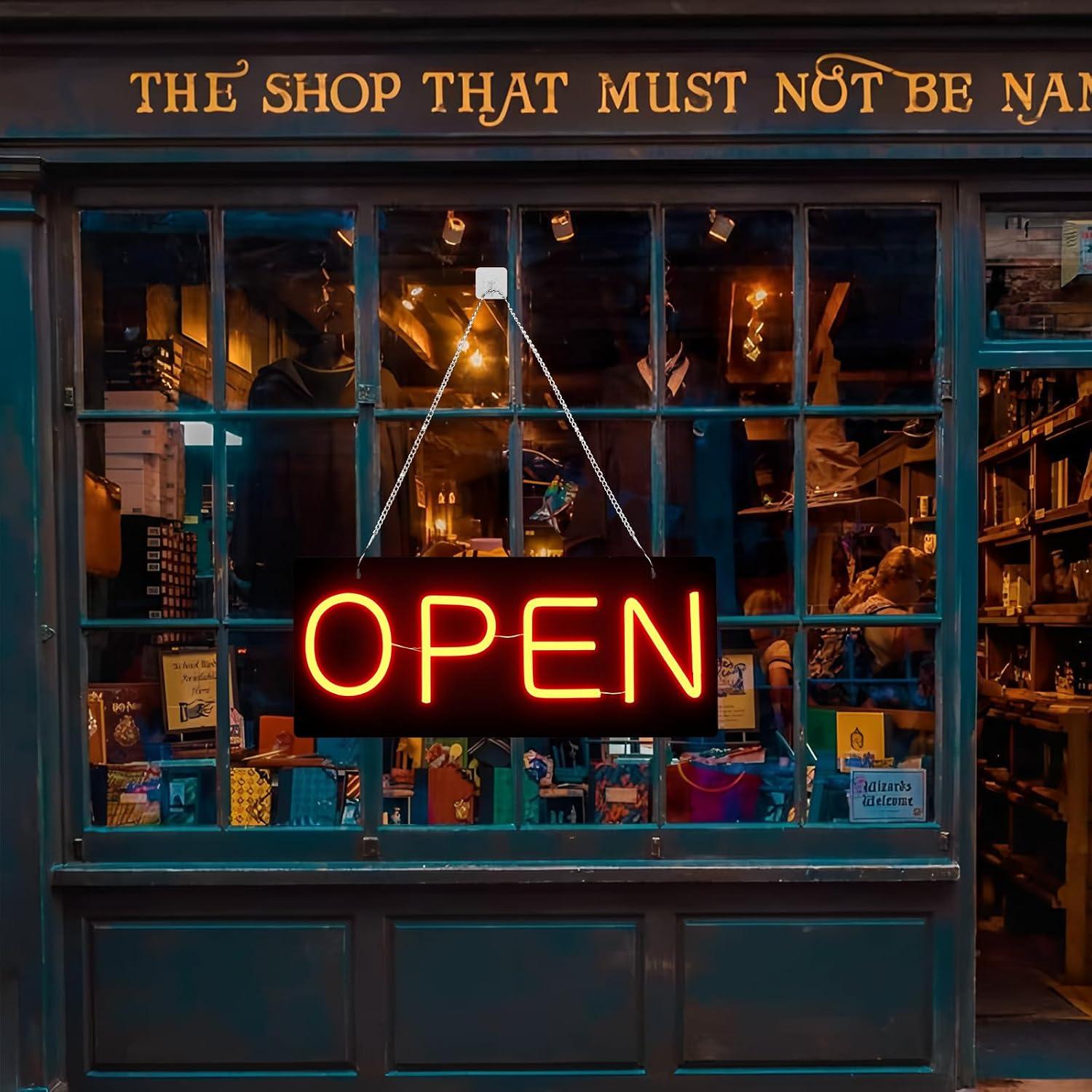 Led Open Signs for Business,Open and Close Double sided Witching,Powered by 5V USB, And Adjustable Bright,Neon Sign for Storefront Window Glass Door Shop Store Florists Bar 15.7'' X 7''