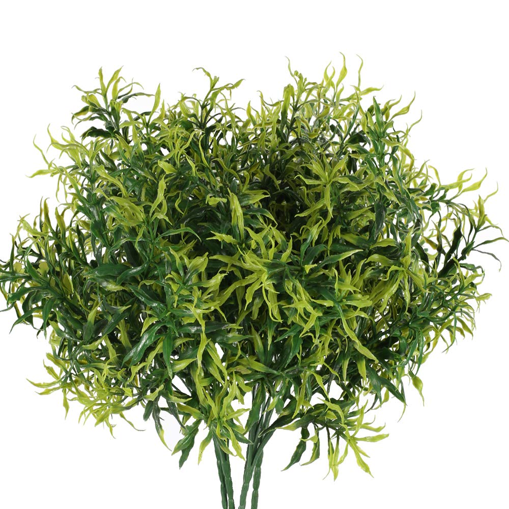 Buy AILANDA 4 Bunches Artificial Shrubs Greenery Stems Plastic Plants