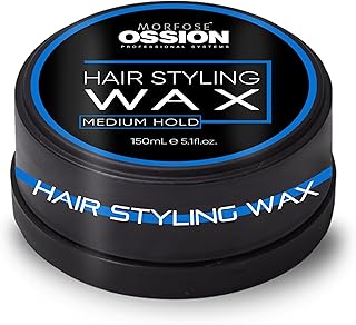 Morfose Barber Wax,(5.30 Ounce (Pack of 1), Medium Hold, Premium Hair Styling Wax for Men, Natural Shine, Easy Application, Ideal for Various Styles, Long-Lasting, Water-Soluble, Pleasant Fragrance