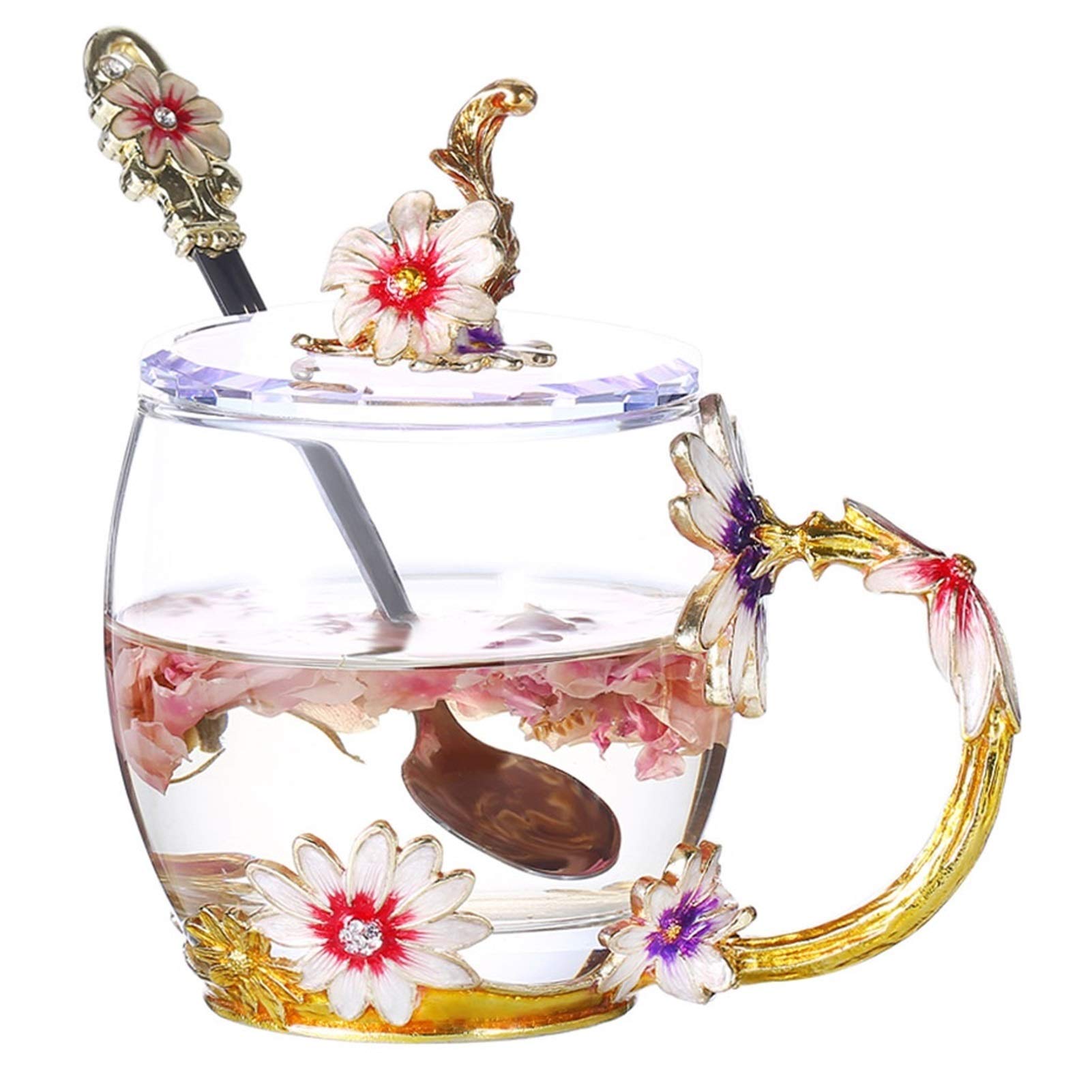 cuchara Cuchara conjunto cuchara de acero inoxidable cuchara de café cuchara de té mango largo lindo cuchara pequeña creativa coreano cuchara 9 piezas cuchara sopera