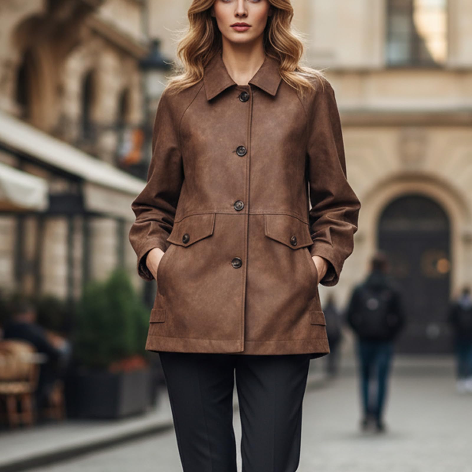 Jamicy Veste Femme Outdoor Tendance Bomber Élégante Streetwear Vêtements