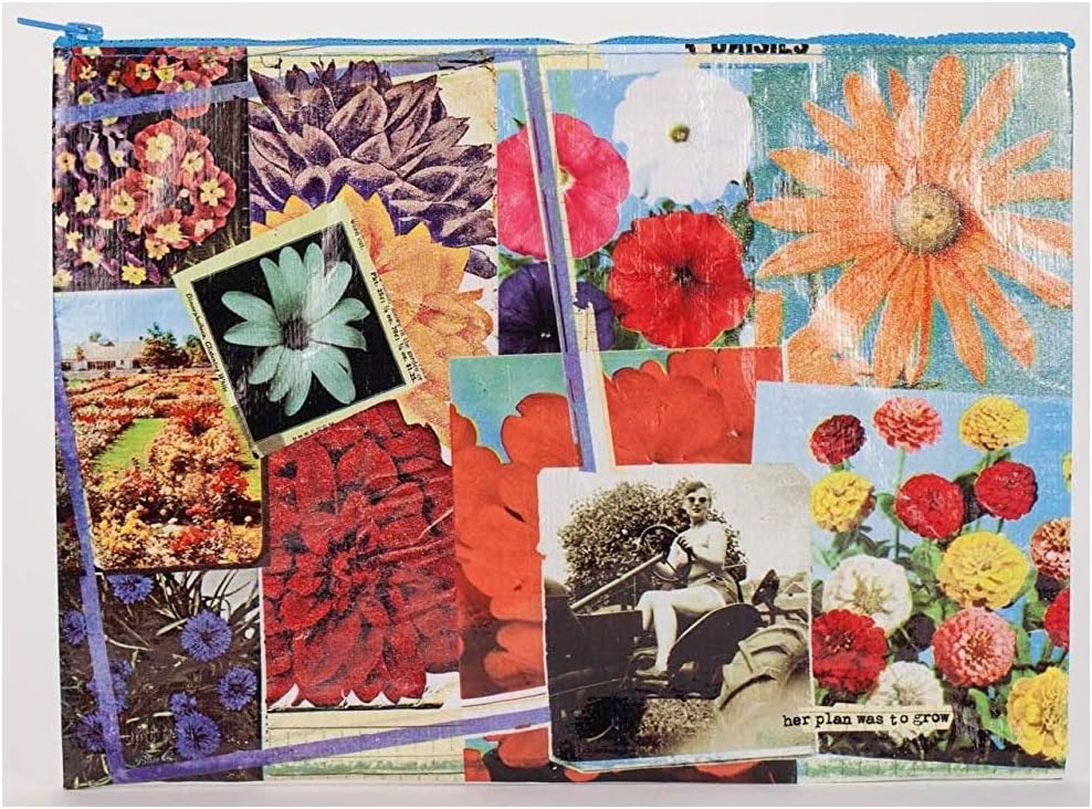 Blue Q Zipper Pouches Flower 1 pcs sku 1873634MA Arts