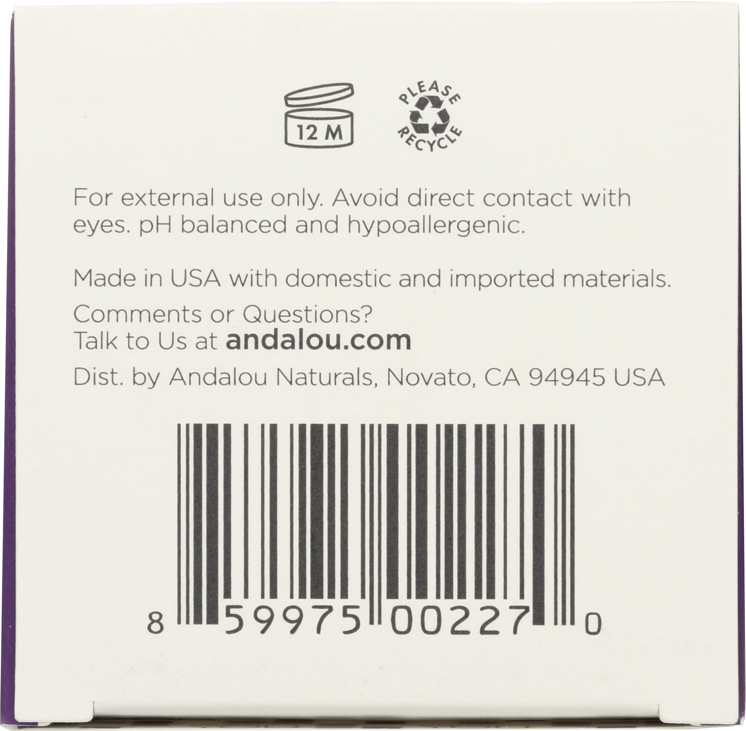 Andalou Naturals Avo Cocoa Skin Food Mask, 1.7 Ounce