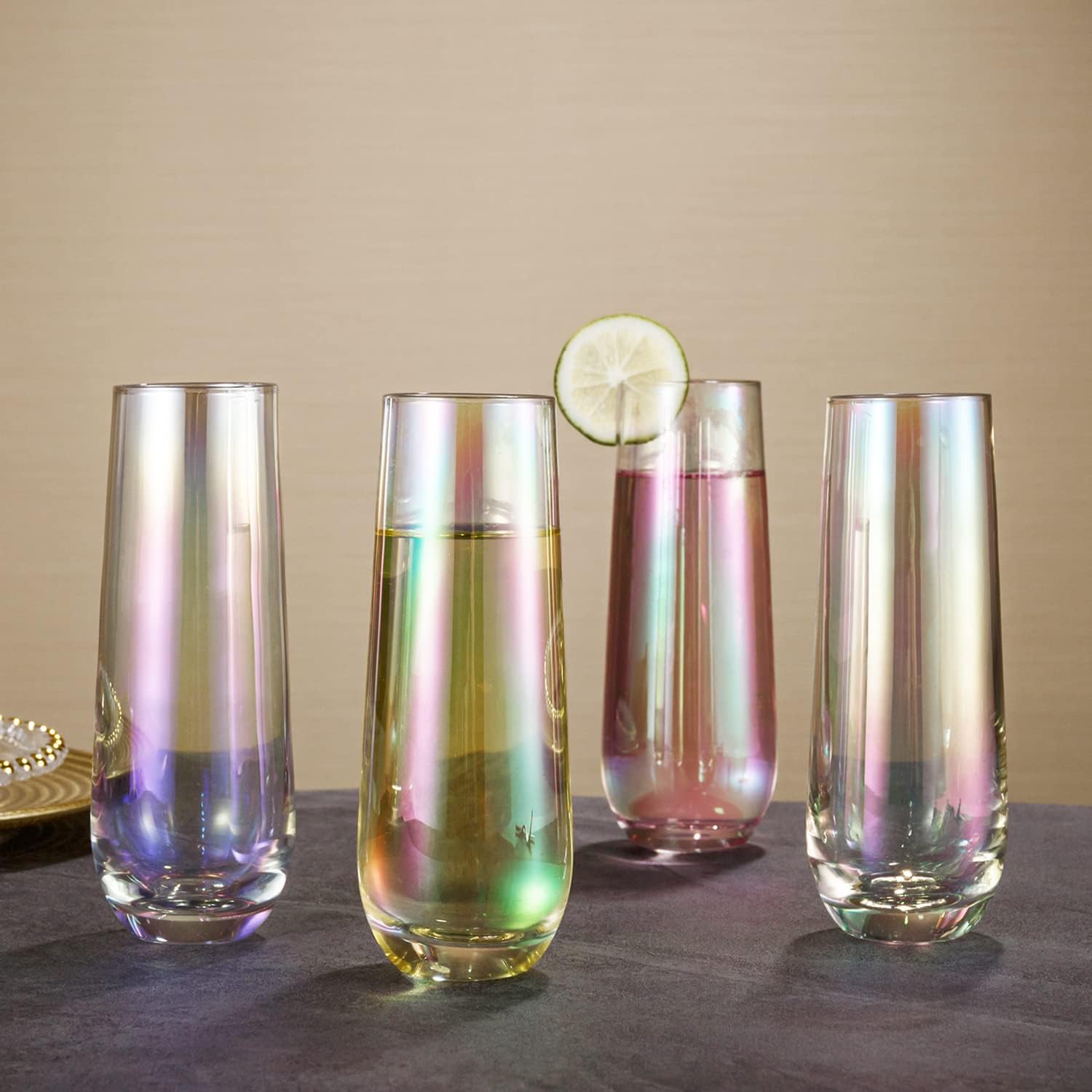 Copas De Vino Originales Juego De Copas De Vino De Color Arcoíris | 20 Onzas | Juego De 6 Orgullo Para Todas Las Ocasiones, Regalo Para Ella, él, , Amor Es Amor