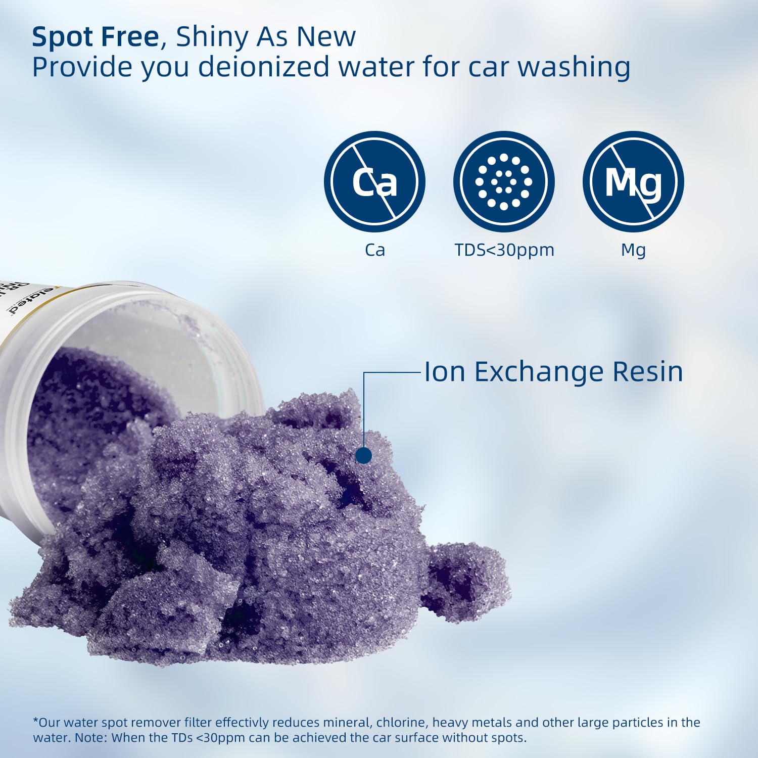 Système de lavage de voiture DI à 2 niveaux - Système de lavage de voiture déionisé - Système de lavage de voiture sans taches - Eau pure impeccable - Nettoyage de voiture / camping-car / fenêtre