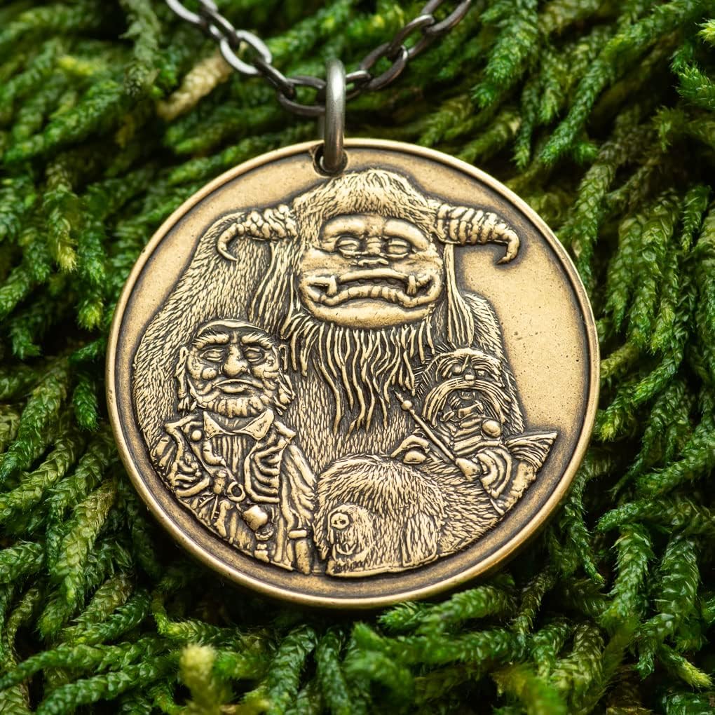 Labyrinth | Should You Need Us Necklace - Bronze Pendant