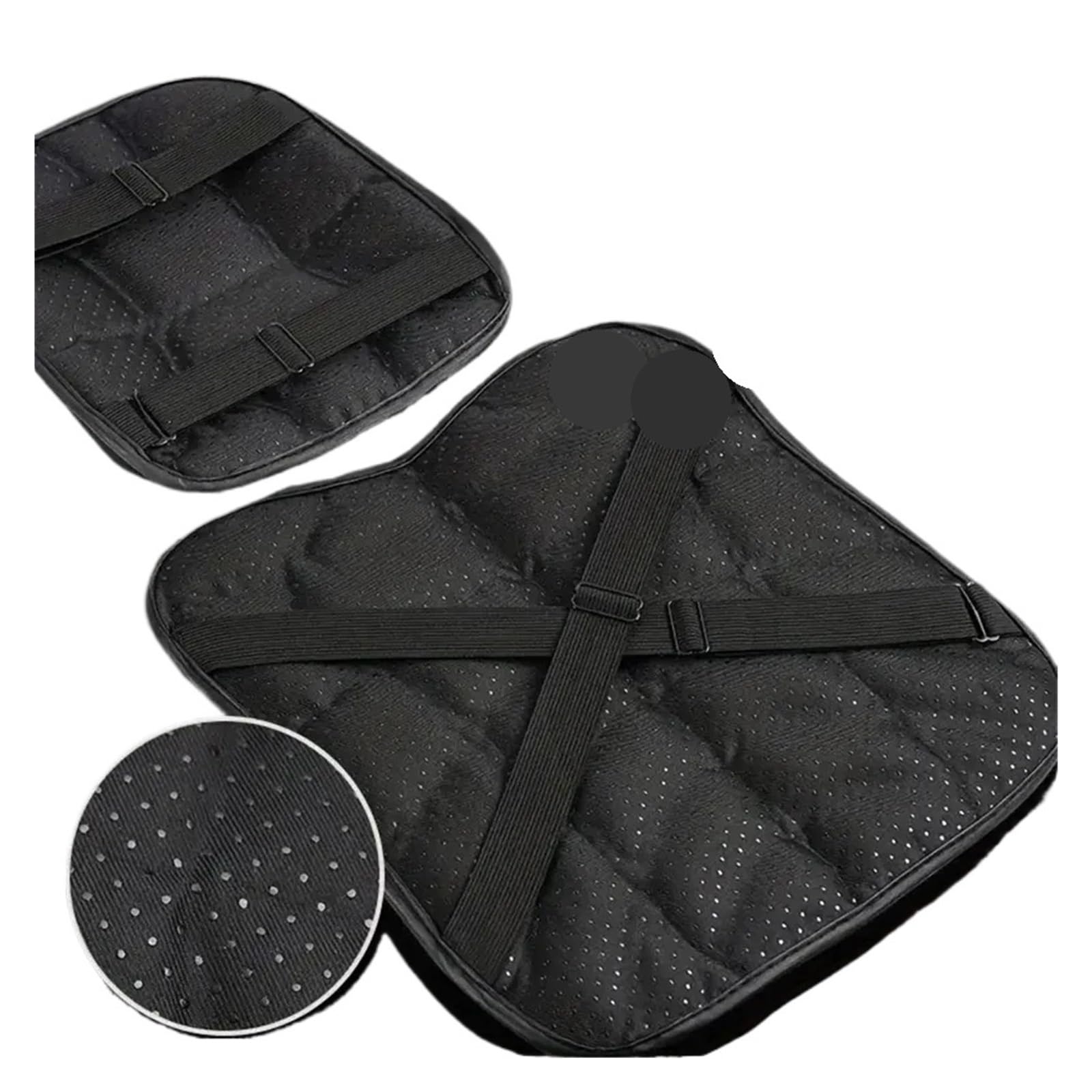 1/2 pezzi per moto per adattarsi al cuscino del sedile Cuscino in gel comfort 3D per ammortizzante universale traspirante Coprisedile per moto(2pcs set)