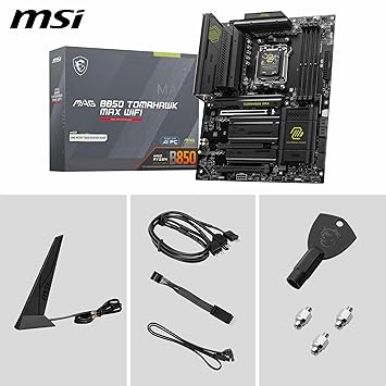 MSI MB MAG B850 TOMAHAWK MAX WIFI AM5 DDR5 8400MHZ(OC) HDMI 4x M.2 USB 10Gbs 5G LAN WI-FI 7 ATX