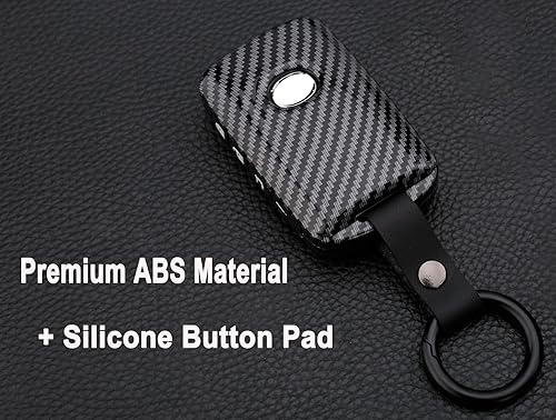 Miniatura 6 de Funda para llavero para Mazda 3 Hatchback, Mazda CX4 CX5 CX8 CX9 CX-30 6 WAZSKE11D01 ABS patrón de fibra de carbono
