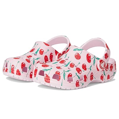 Crocs Kids Classic Clogs with Patterns and Graphics (Toddler) Kids Shoes Pink Milk