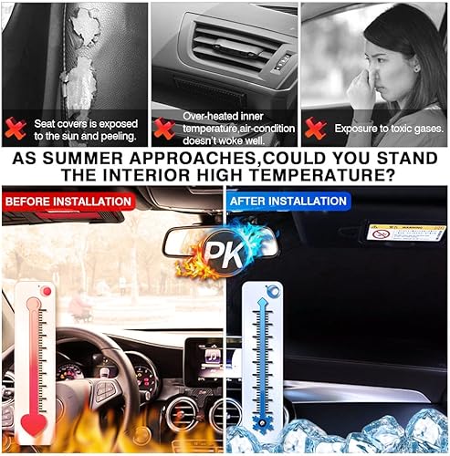 Miniatura 107 de KUST Parasol para parabrisas para Volkswagen VW Beetle 2012-2019, accesorios de ajuste personalizado, protector de visera solar, bloquea los rayos