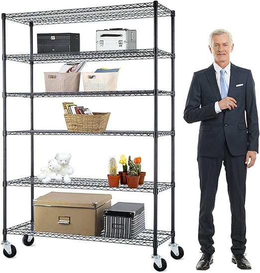 Payhere Wire Shelving Units and Storage, 6 Tier Heavy Duty