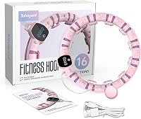 bubbacare Okos Hullahopp Abroncs 16 Levehető Résszel - Állítható Fitness Karika Otthoni Edzéshez, Zsírégetéshez, Digitális Kijelzővel - 110  8