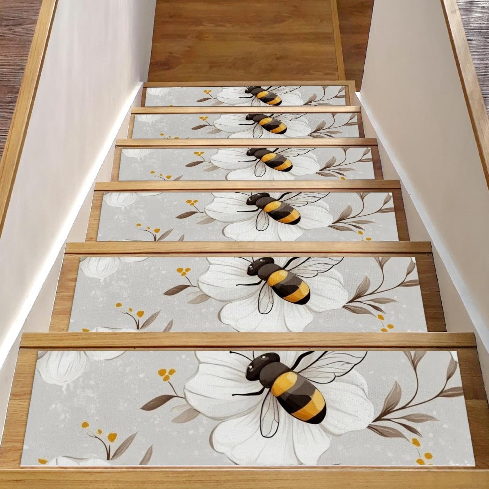 Tapis d'escalier antidérapants pour chiens et enfants protègent les marches en bois x28