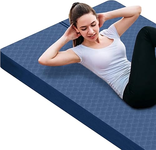 Miniatura 28 de nuveti Tapete Grande para Ejercicios - Tapete de Yoga de 15mm/20mm/30mm de Grosor | Tapete de Ejercicios para Fitness, Yoga, Pilates, Estiramientos