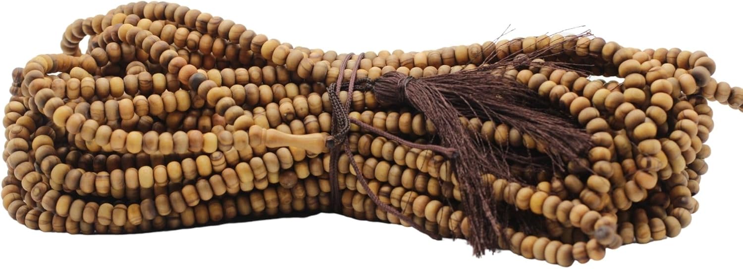 Handmade Olive Wood 5000 Beads Tasbeeh Small Size Misbaha Islamic Gift Tasbih Prayer Beads Tesbih 4.5x6.5 mm Dhikr