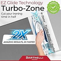 Vista 4 de Bartnelli Funda de repuesto para tabla de planchar para modelos Pro Luxury de 51 x 19 pulgadas (modelos-1105, 1205) fabricada en Europa con nueva