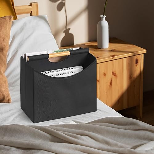 Miniatura 5 de Neateam Porta revistas, estante plegable para revistas, con mango ajustable, soporte para archivador de revistas, duradero, carpeta de suelo,