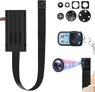 小型カメラ 隠しカメラ 超小型DIYカメラ リモコン付き 遠隔操作 1080P画質 7時間連続録画 動体検知 ループ録画 128GB対応 音声付き 日時セット 充電しながら録画 スパイカメラ 防犯監視カメラ 見守りカメラ 証拠撮影 屋内/玄関/屋外用 携帯便利 操作簡単 日本語取扱説明書